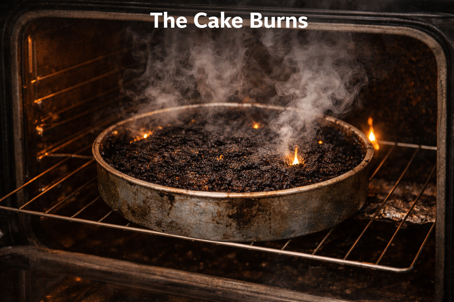 Cake burns