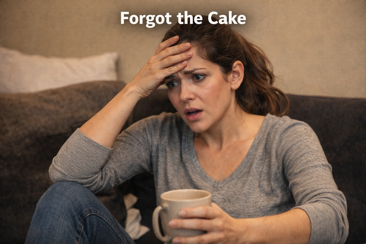 You forget the cake